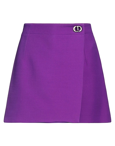 DIOR Shorts & Bermuda Purple 77% Wool, 23% Silk