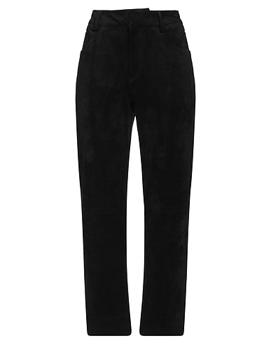 WEILI ZHENG Pantalone Nero 90% PET - Polietilene tereftalato, 8% Viscosa, 2% Elastan