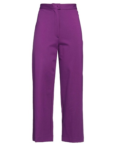 MAISON LAVINIATURRA Casual pants Mauve 65% Viscose, 30% Nylon, 5% Elastane