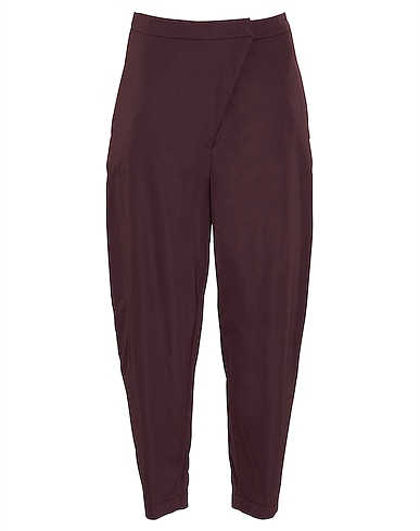 VIRNA DRÒ Casual trouser Plum 100% Polyester