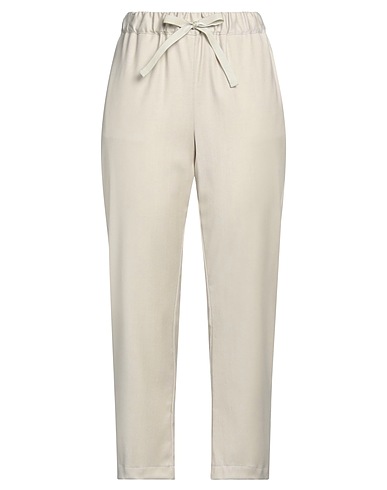 SEMICOUTURE Casual trouser Beige 55% Virgin Wool, 28% Polyester, 15% Viscose, 2% Elastane