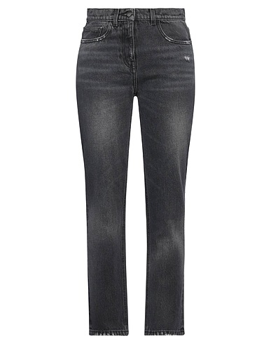 PALM ANGELS Denim trousers 100% Cotton, Leather