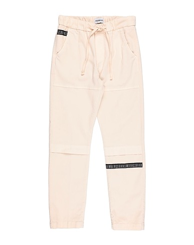 BIKKEMBERGS Casual trouser Beige 97% Cotton, 3% Elastane