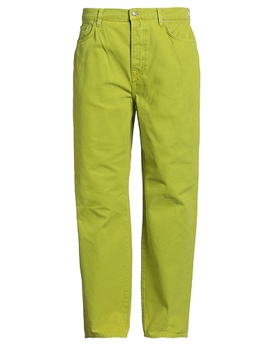 STUSSY Casual pants Light green 100% Cotton