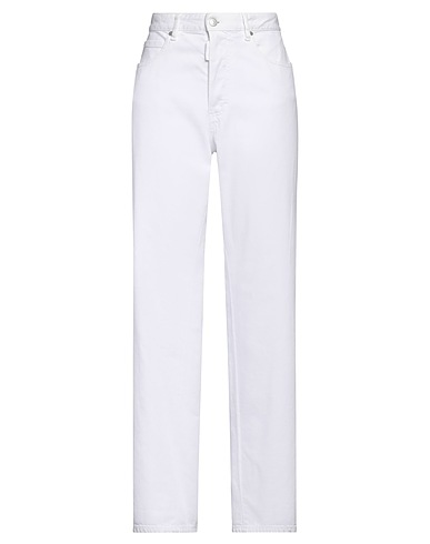 DSQUARED2 Pantaloni jeans Bianco 98% Cotone, 2% Elastan