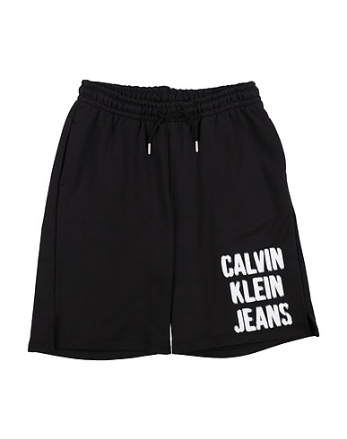 CALVIN KLEIN JEANS Shorts & Bermuda Black 86% Cotton, 14% Polyester
