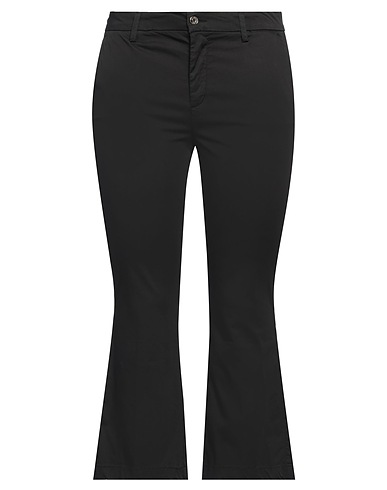 LIU •JO Casual trouser Black 97% Cotton, 3% Elastane