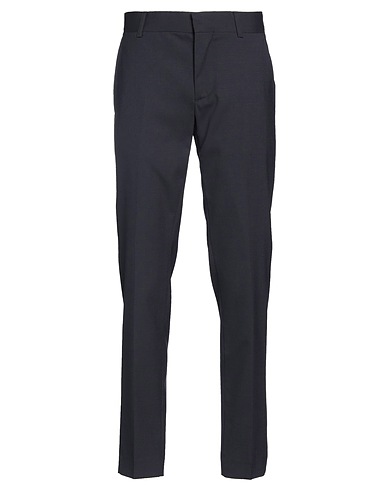 GREY DANIELE ALESSANDRINI Casual pants Midnight blue 98% Wool, 2% Elastane