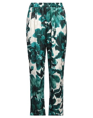 VICOLO Casual trouser Deep teal 98% Polyester, 2% Elastane