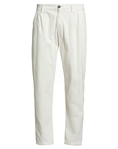 STILOSOPHY Casual trouser Ivory 100% Cotton