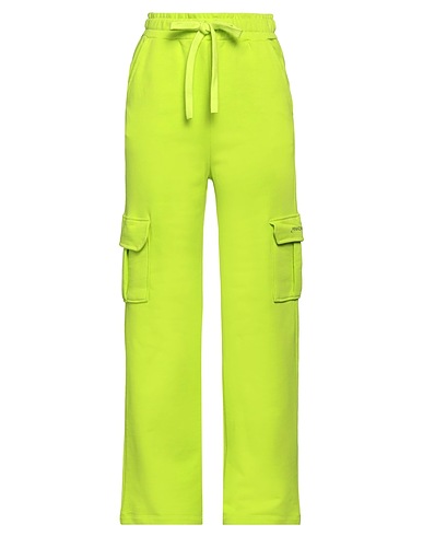 HINNOMINATE Casual pants Lime green 100% Cotton