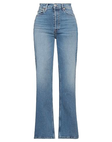 RE/DONE Denim pants Blue 94% Cotton, 4% Polyester, 2% Elastane