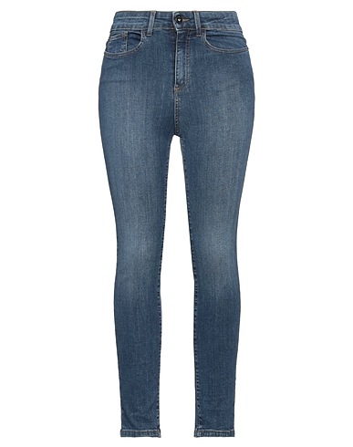 TWINSET Denim pants Blue 90% Cotton, 8% Elastomultiester, 2% Elastane