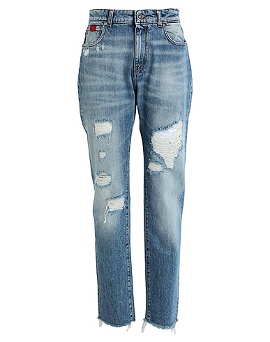 JOHN RICHMOND Denim trousers Blue 100% Cotton
