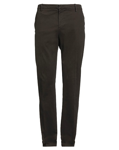 DONDUP Casual trouser Chocolate brown 98% Cotton, 2% Elastane