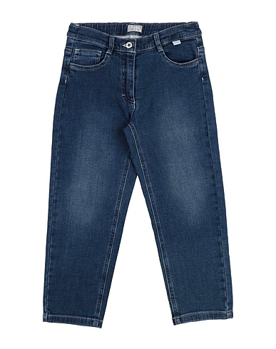 IL GUFO Denim trousers Blue 88% Cotton, 10% Polyester, 2% Elastane