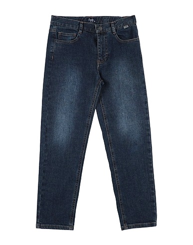 IL GUFO Denim trousers Blue 98% Cotton, 2% Elastane