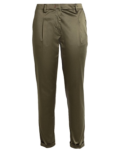 AT.P.CO Casual trouser Military green 55% Polyester, 42% Cotton, 3% Elastane