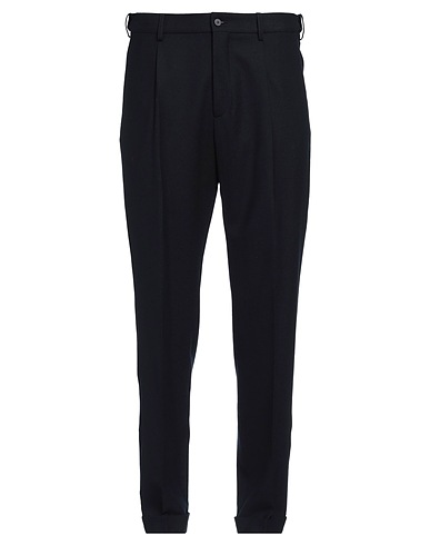 CELLAR DOOR Casual trouser Midnight blue 96% Virgin Wool, 4% Elastane