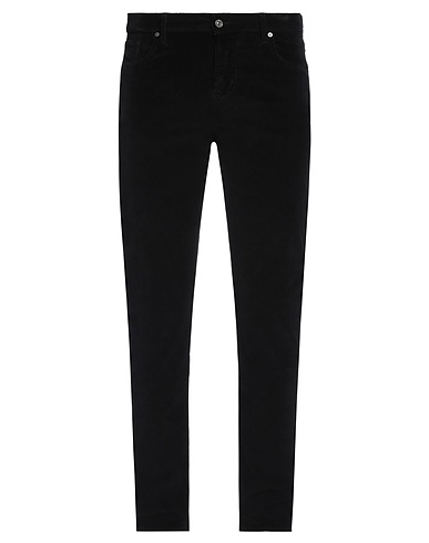 7 FOR ALL MANKIND Pantalone Nero 78% Cotone, 20% Modal, 2% Elastan