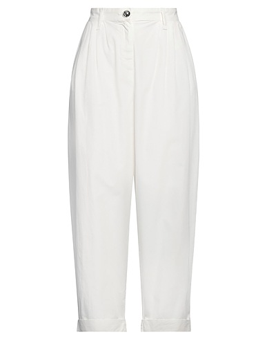 PINKO Casual trouser White 100% Cotton