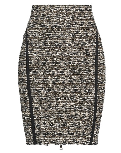 BALMAIN Mini skirt Black 48% Viscose, 33% Other Fibres, 10% Cotton, 5% Wool, 4% Metallic Polyester