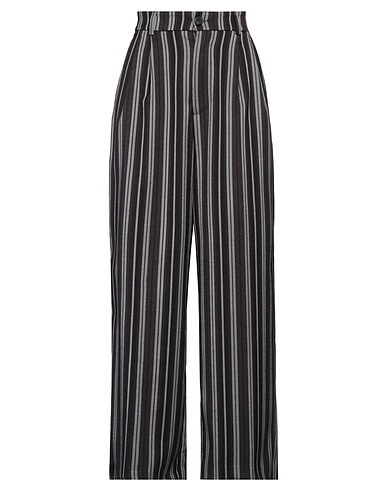 VICOLO Casual trouser Black 62% Acetate, 38% Viscose