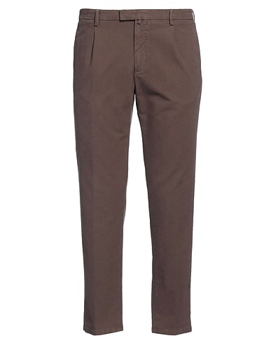 BRIGLIA 1949 Casual trouser Khaki 97% Cotton, 3% Elastane