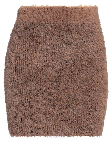 STELLA McCARTNEY Minigonna Khaki 63% Poliammide, 37% Lana Vergine