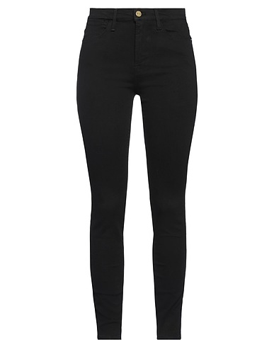 FRAME Casual pants NERO 92% Cotton, 6% Polyester, 2% Elastane