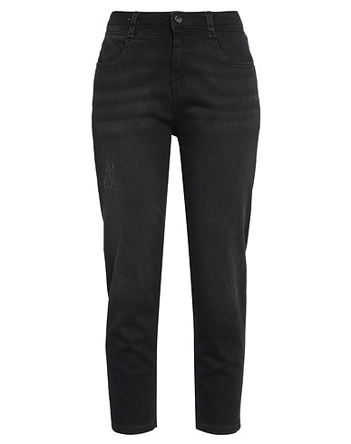 KAOS JEANS Baggy Black 92% Cotton, 6% Other Fibres, 2% Elastane
