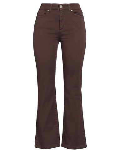 FEDERICA TOSI Pantalone Testa di moro 98% Cotone, 2% Elastan
