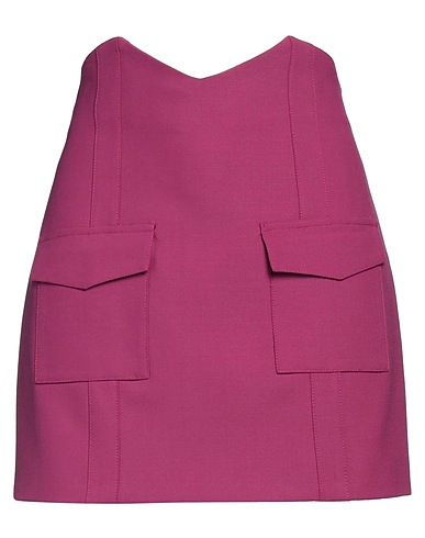 FEDERICA TOSI Mini skirt 52% Polyester, 43% Virgin Wool, 5% Elastane