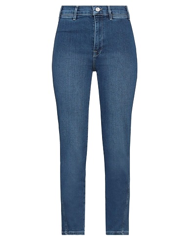 FRAME Denim trousers Blue 80% Cotton, 10% Recycled cotton, 7% Recycled polyester, 3% Elastane