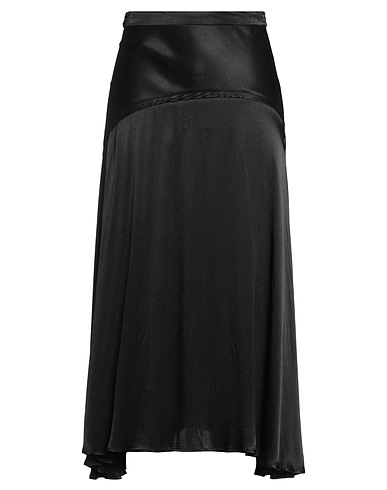 WEILI ZHENG Long skirt Black 100% Viscose
