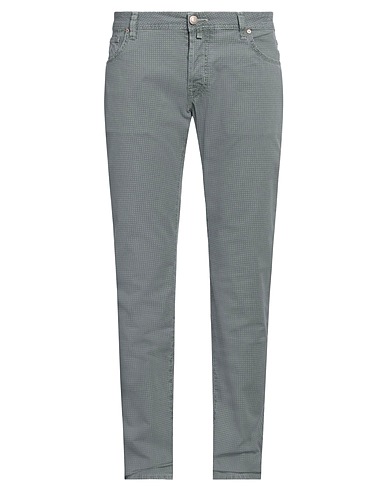 JACOB COHЁN Casual pants Military green 98% Cotton, 2% Elastane
