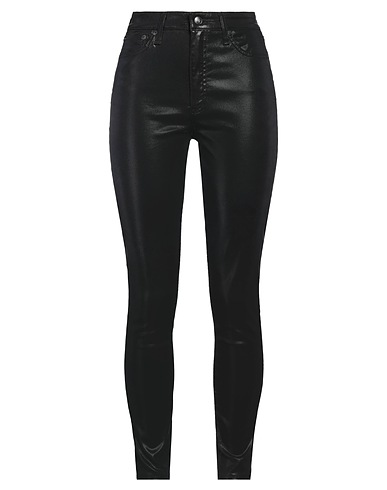 RAG & BONE Denim trousers Black 68% Cotton, 29% Polyester, 3% Elastane