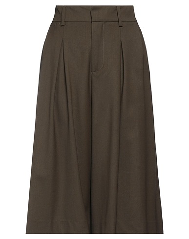 P.A.R.O.S.H. Pantalón Verde militar 97% Lana Virgen, 3% Elastán