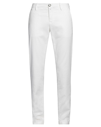 JACOB COHЁN Casual pants White 98% Cotton, 2% Elastane, Polyester