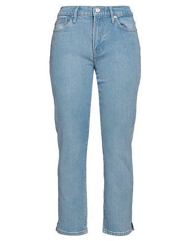FRAME Denim trousers Blue 41% Lyocell, 40% Recycled cotton, 18% Cotton, 1% Elastane