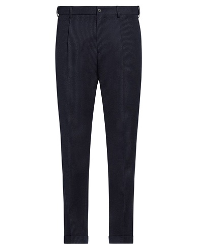 CELLAR DOOR Casual pants Navy 100% Virgin Wool