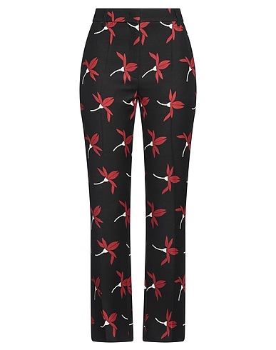 VALENTINO GARAVANI Casual trouser Black 65% Virgin Wool, 35% Viscose
