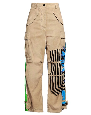 DIOR Casual trouser Sand 99% Cotton, 1% Elastane