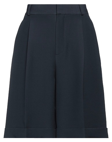 DIOR Shorts & Bermuda Blu notte 77% Lana, 23% Seta