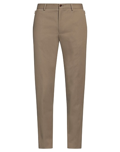 DOLCE&GABBANA Casual pants Khaki 89% Cotton, 9% Cashmere, 2% Elastane