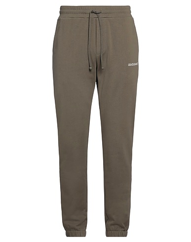 LIU •JO MAN Casual pants Military green 90% Cotton, 10% Polyester