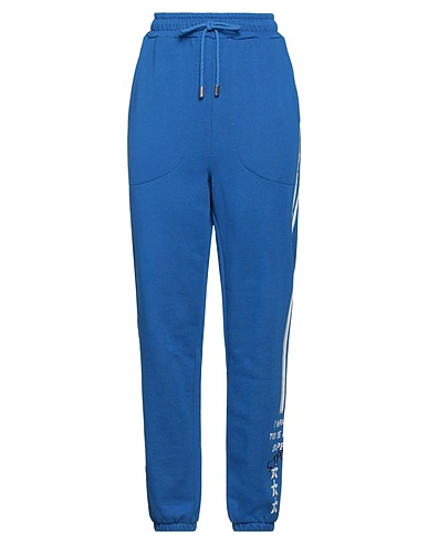 ERMANNO FIRENZE Casual trouser Blue 100% Cotton