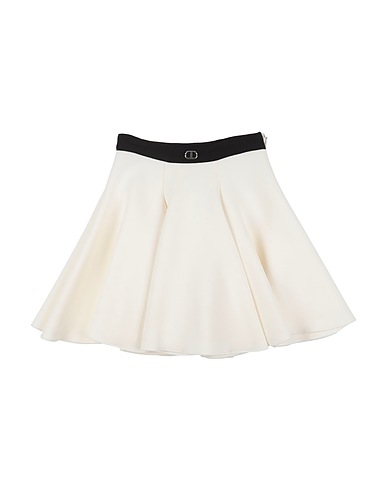 TWINSET Skirt Ivory 76% Viscose, 16% Polyamide, 8% Elastane