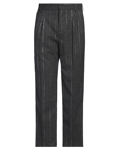 GRIFONI Casual trouser Charcoal 54% Polyester, 44% Virgin Wool, 2% Elastane