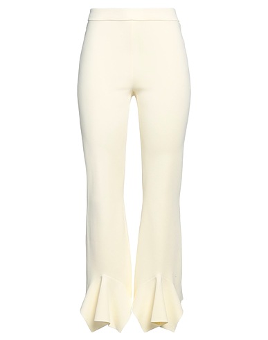 STELLA McCARTNEY Casual pants Pastel yellow 83% Viscose, 17% Polyester, Polyamide, Elastane